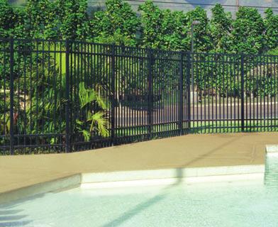 HS-35 has a minimum yield strength of 35,000 psi, which allows a typical Jerith Regency Fence to support over 500 pounds per section without any structural failure.