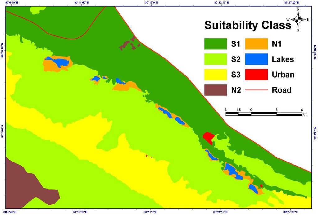 (5b) Potential land suitability map of 