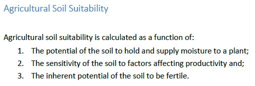 SOIL CAPABILITY Data sources: Landtype data base linked to terrain units Fixed