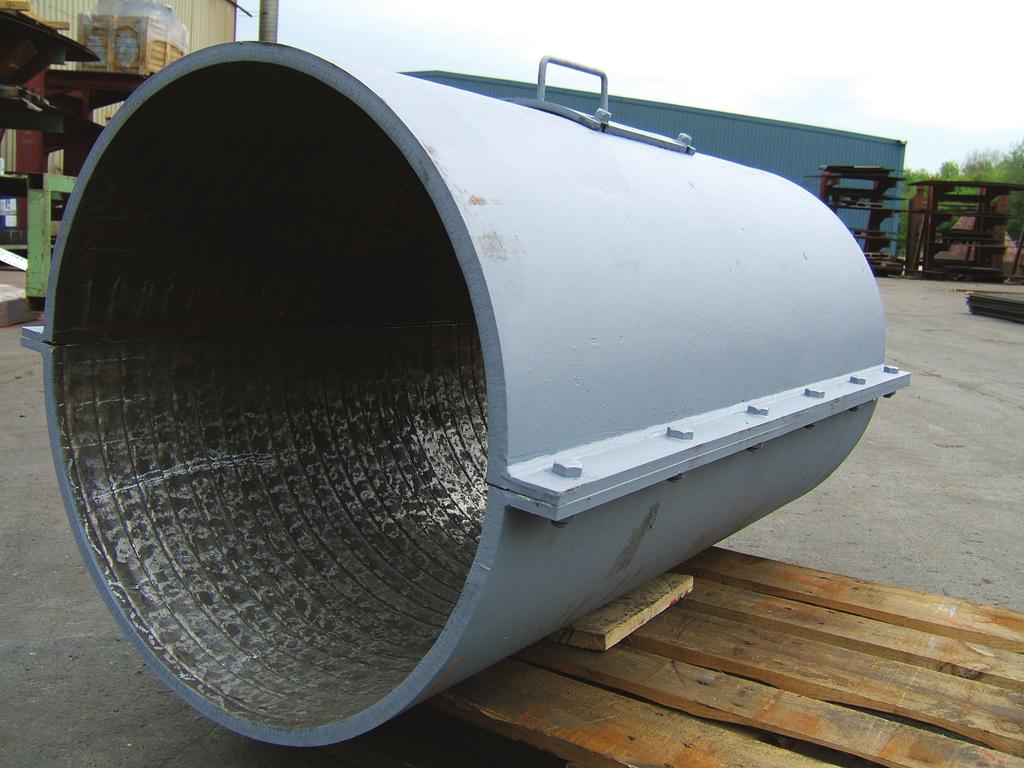 Cold Forming Most standard grades of Red Dog Linings hardfaced overlay plate can be cold formed into curved and conical sections using either rolls or press brakes.