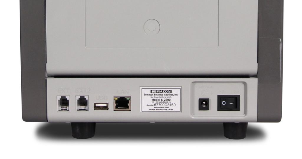 SWITCH Main power on/off switch 10 SERIAL PORTS 1 & 2 11 USB PORT Serial connectors for optional