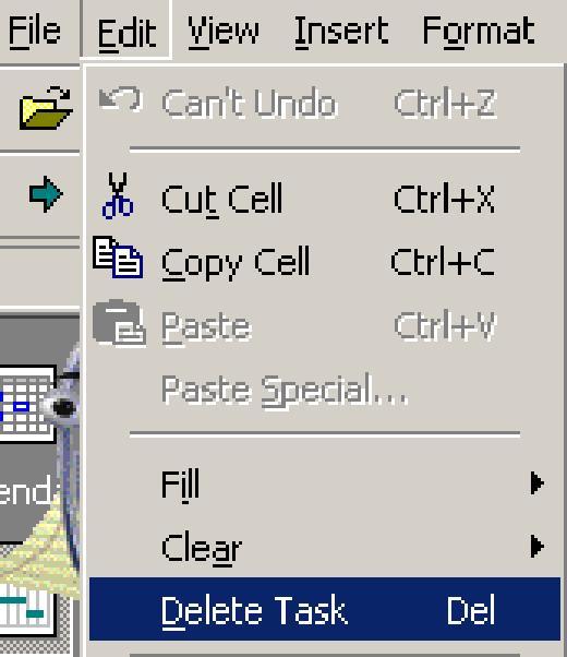 trên thanh công cụ hoặc có thể vào menu Edit, chọn Copy Cell. Để di chuyển công việc, kích nút Cut.