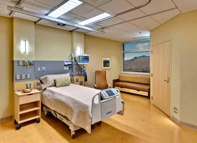 It would feature easily accessible services, a healing environment that inspires hope and confidence, promote operational efficiency, and permit costeffective facility in an acute flexible care