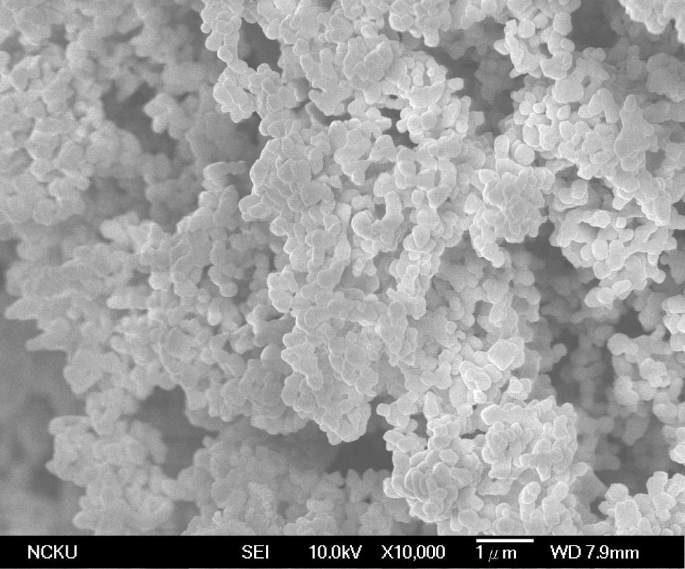 Preparation and characterization of nano ceramic size La 0.5 Ni 0.5 FeO 3, and La 0.8 Sr 0.2 CO 0.2 Fe 0.