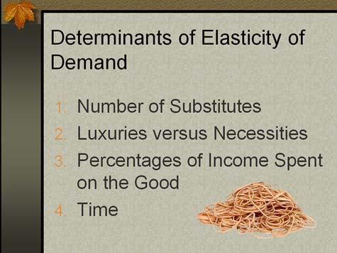 unit elastic demand goes up 7%, demand goes down 7% The type of demand that exists when the percentage change in quantity demanded