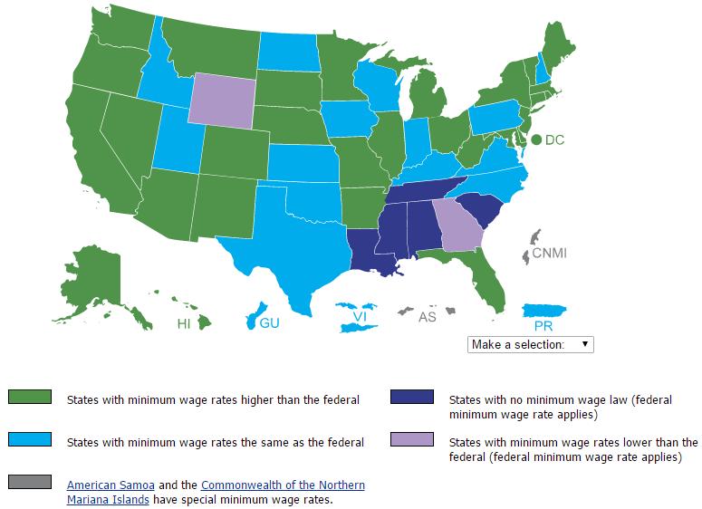 Minimum Wage Laws in the States