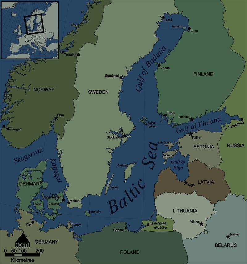 Some background about the region BSR is a maritime centre, economies connected to shipping Baltic Sea