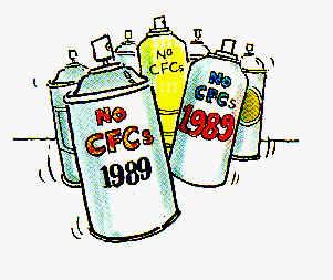 Abdul 8 Fig. 3- No CFCs http://www.bama.co.uk/images/cfcs.jpg The government introduced new laws for regulation. Some have already proposed laws to cut down on the chemicals that destroy ozone.