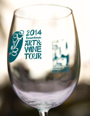 DOWNTOWN LIVE ART & WINE TOUR Thursday, May 25, 2017 We officially brought back the Downtown Art & Wine Tour in 2016 with a new re-energized feel, with live art at our various venues.