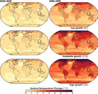 Climate change impacts Physical/Chemical changes in the