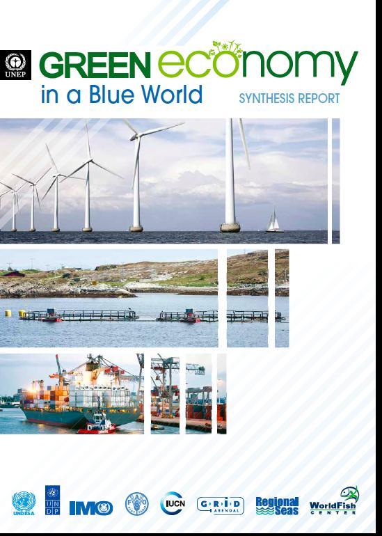 Green Economy in a Blue World Full GE report launch Feb. 2011. Calls from member states that indicated that oceans & coasts were lacking in the main report.