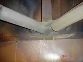 WearX applied to duct work