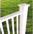lengths 6 and 8 stair rail kit lengths 36 and 42 rail heights Custom radius railing option LIFETIME Rest easy knowing that your Rockport