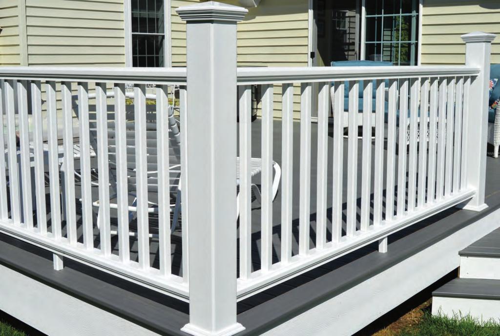 Step3 When you add RailWays Universal Railing to your wood or composite deck, you can rest easy knowing that you re adding hours and hours of care-free enjoyment in a