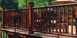 (center of posts) 8 PVC / Hardwood Composite Yes Not Included 25 Years Balusters 8 ft. (18 balusters) 6 ft.