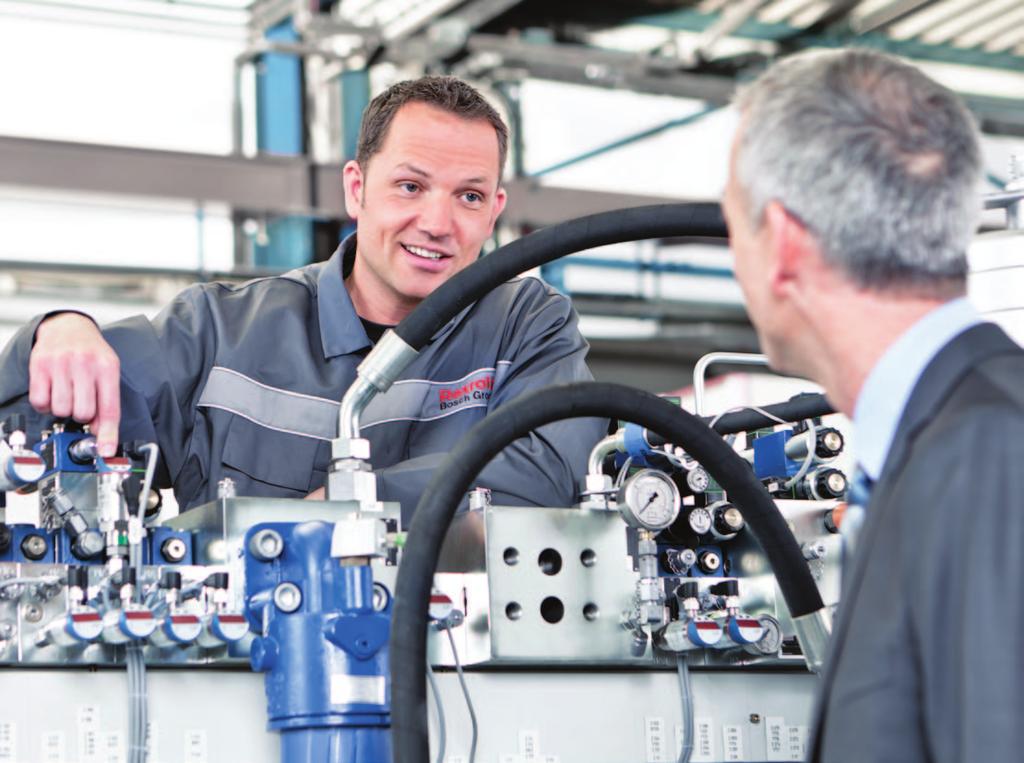 10 Life Cycle Management Sensorics Information advantage for a longer service life thanks to Rexroth sensorics From the pressure gauge to the field-bus-capable