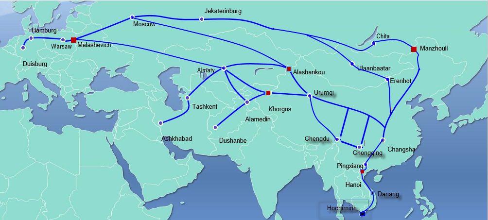 Cross-border railway network Routes Number of container Gauge Width HCM - Hanoi (Daily+) 21 1000 Hanoi