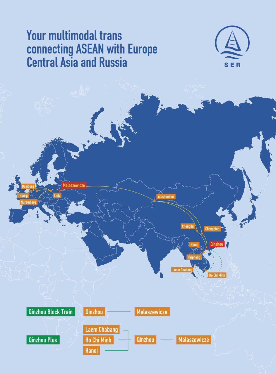Sea-Rail Blocktrain Services Transit time: Vietnam to Poland: 21-23 days Vietnam to