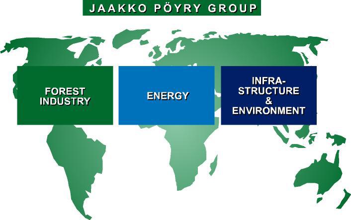 Electrowatt-Ekono, the Energy Business Group of the globally operating Jaakko Pöyry Group Group Profile Client and technology-oriented globally operating consulting and engineering company The core