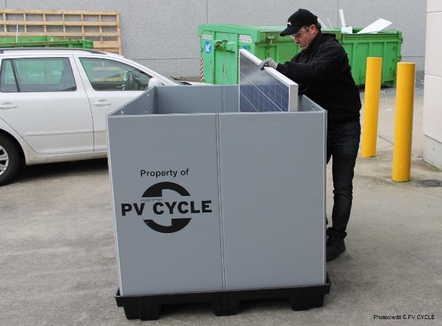 OUR COLLECTION SERVICES PV CYCLE is operational in 28 countries of the EU and the 4 countries of the EFTA.