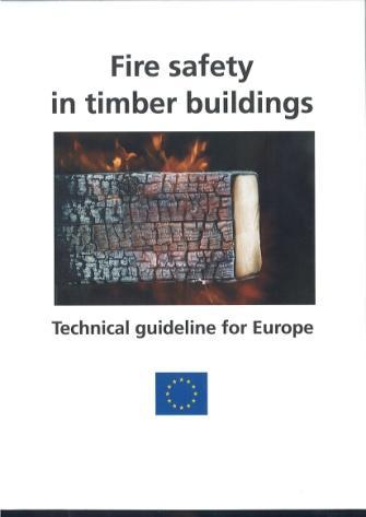 This new information will be potential input to the next revision of Eurocode 5. Figure 6. The very first Europe-wide guideline on the fire safe use of wood in buildings was published 2010 [33].