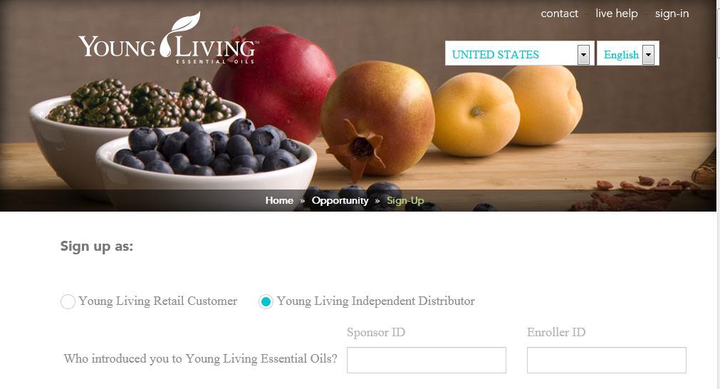 Becoming a Young Living Member: (Step by Step Online Enrollment Instructions) Welcome to the Young Living healthy lifestyle! It is wonderful you have chosen to become a member!