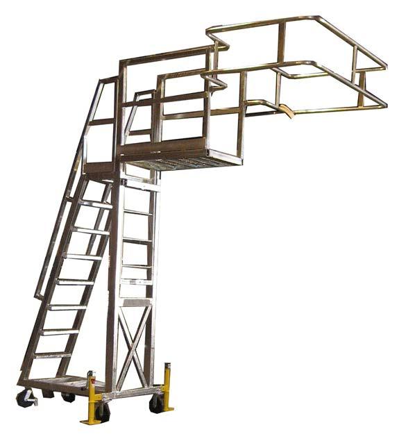 Portable Platform PAL100 The G-RAFF Portable Platform (PAL100), is designed to provide safe access and fall protection on the tops of tank and bulk trucks.