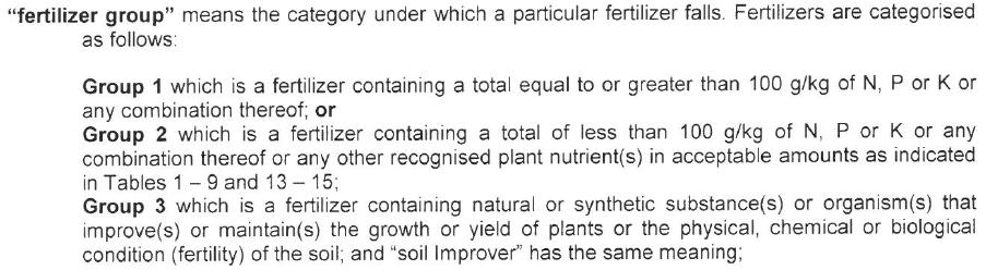 Grey Area Group 1 & 2 Fertilizers + Biostimulants Act 36
