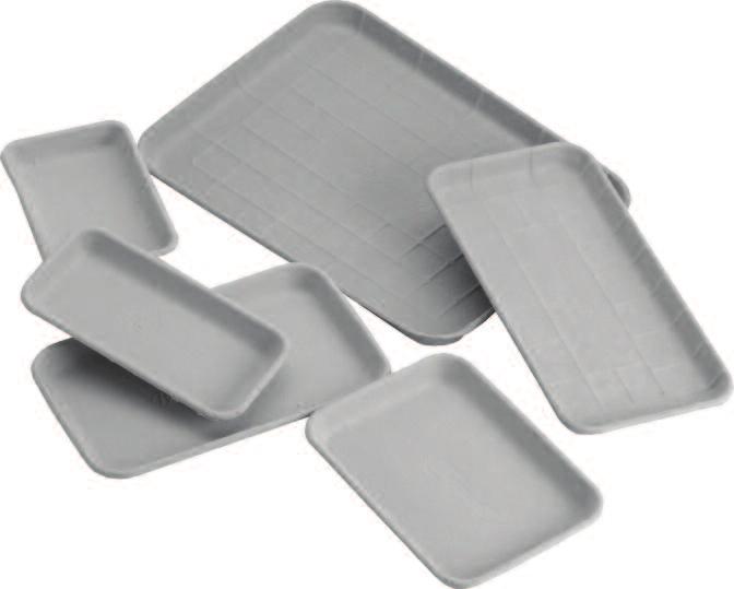 PHTRAY04 Autoclave Trays 8Pulp Products Design: This range of trays consists of four sizes. They can be utilised for a number of tasks conducted in theatres, CSSD s and also at ward level.