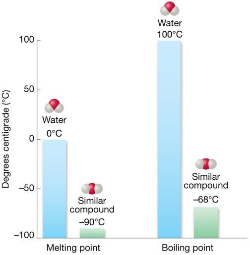 Temperature - Freezing and Boiling Points Freezing point = melting point: 0 C (32 F) Boiling point = condensation