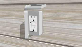 EXTERIOR ELECTRICAL OUTLET ROXUL COMFORTBOARD 80
