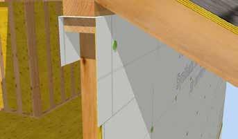 poly. 2. Install roof framing and roofing. 3 4 3. Install lower sheathing membrane.
