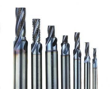 THREAD MILLING SOLID CARBIDE CUTTERS Threadmaster Solid carbide thread milling cutters for smaller threads For cutting data recommendations, see MN Milling or Threading Wizard in the Customer Zone.