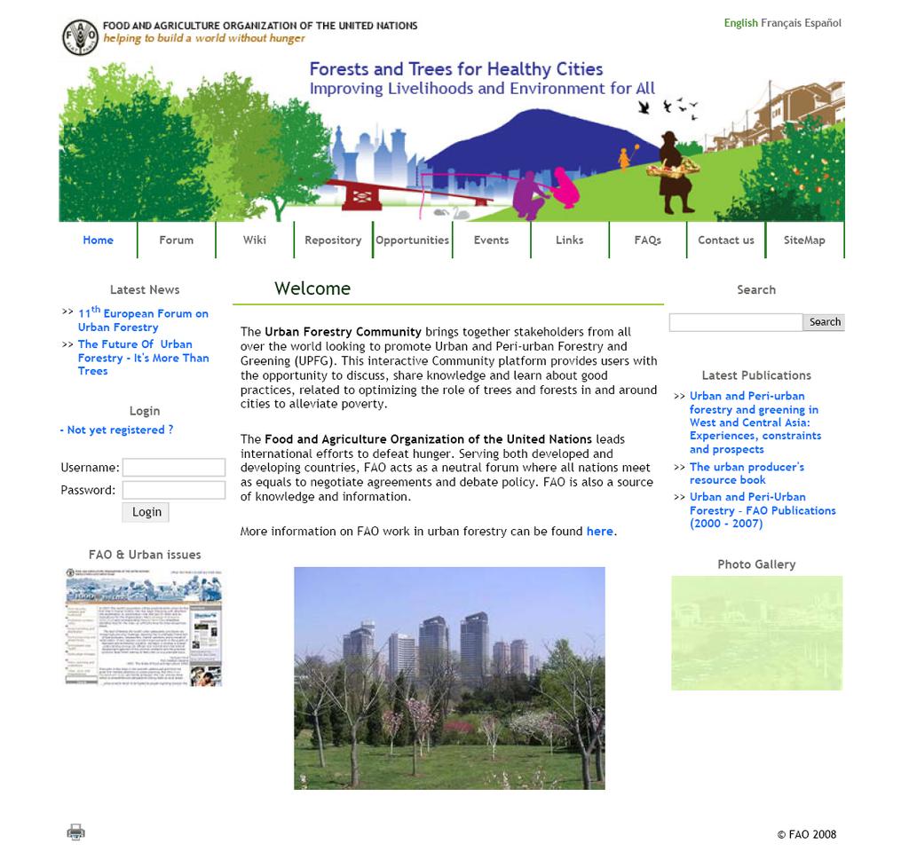 Forest and Trees for Healthy Cities - Improving