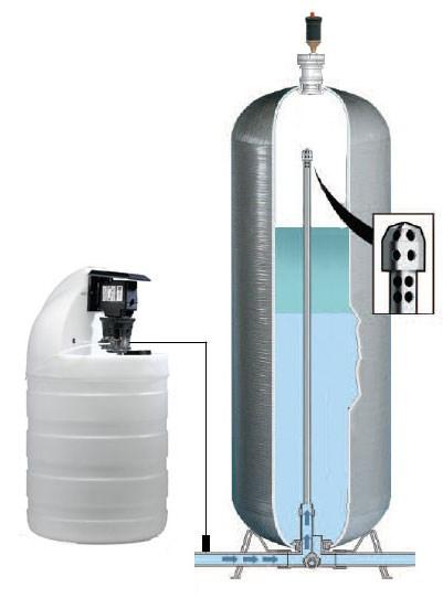 Two Methods to Set up Contact Tanks OUTLET 1. Water enters in at bottom, exits at top of tank. This method is the most common, and is useful for settling sand and sediment out in the contact tank.