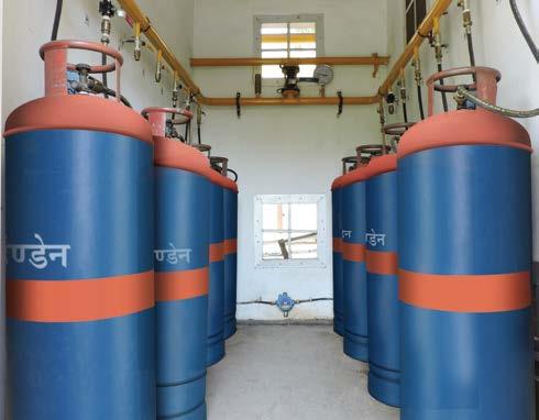 The rate at which you can consume LPG from these type of cylinders is also the same as the naturally converted rate.