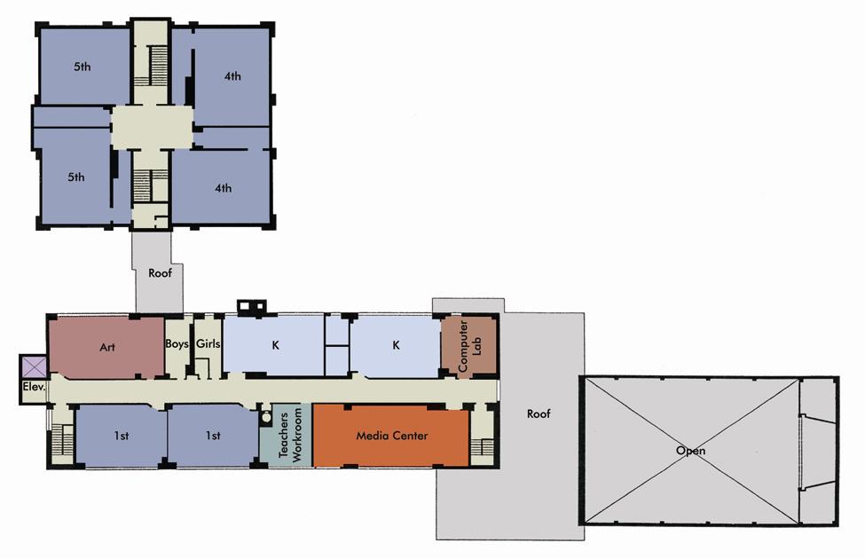 Second Floor Concept Plans These floor plans represent planning concepts for proposed facility use, aligning the proposed program capacity, the proposed planning profiles, and the