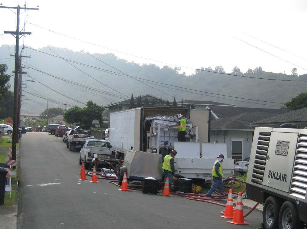 Mokapu Case Study Deteriorated with a chance of collapse, the pipe runs along Kalaheo Avenue and Mokapu Road in the Aikahi Loop area.