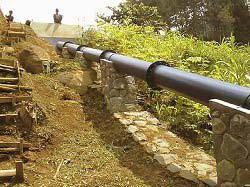 Structural Components Penstock A pipe to convey water under pressure from the forebay