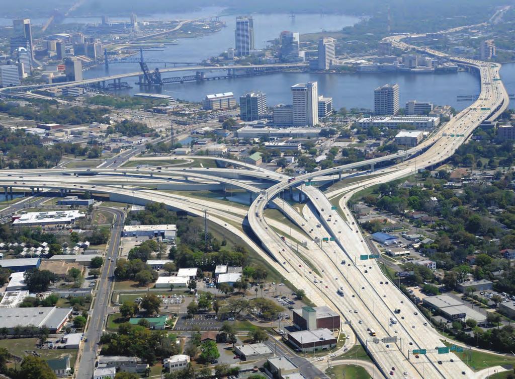 I-10 / I-95 The Big I Interchange Reconstruction, Jacksonville, FL The Big I won several awards,