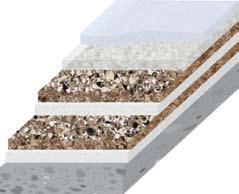 Epoxy-Shell Sparse Flake System Designed for light industrial or residential use.
