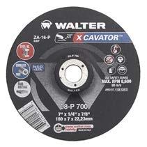 Xcavator is our most aggressive grinding wheel, allowing you to work faster and eliminate bottlenecks in your