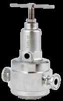Model Model C-PRV C-prv The Model C-PRV Self-Contained Pressure Reducing Regulator is designed for liquid or gaseous fluids used in sanitary biotech process piping.