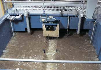 Dissolved oxygen is added to the wastewater
