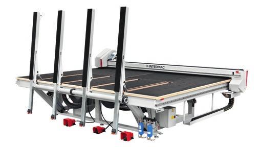COMPACT, ERGONOMIC LOADING SOLUTIONS With the Genius RS-A, the majority of the operations required for cutting glass