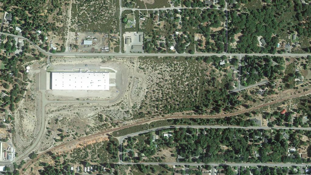 CGWC Bottling Facility Flow from Storage Tank Aerial photo source: Google 2016, modified by CH2M HILL.