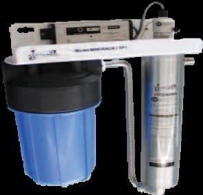 Excalibur Ultraviolet Sterilizers Features & Benefits PREMIUM ULTRAVIOLET SYSTEM System Benefits: The Excalibur Water Systems Premium UV Systems with flow rates 8gpm to 13 gpm at 40,000 mj, is