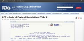 FDA Draft Guidances Recommendations for applying Title 21 of the Code of Federal Regulations (CFR) Part 1271 Minimal Manipulation Dec 2014 Homologous Use - Oct 2015 Same Day Surgical Exception Oct