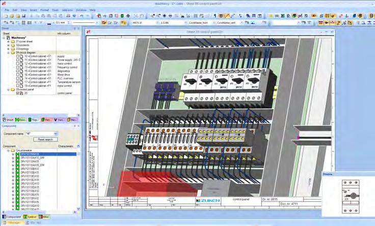 Manufacture Panel design Working in either two or three dimensions, E 3.panel allows engineers to layout components inside panel enclosures.