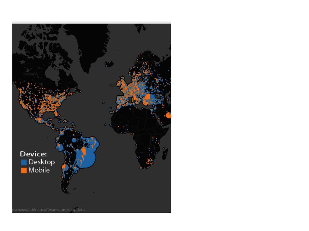 Why it works Maps represent the real world. It is fast and easy to interpret mapped data. See differences in behavior.